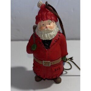 Hallmark Kris Kringle Keepsake Ornament Santa Claus 2003 Red Brown Figurine